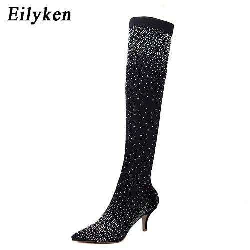 Over-the-Knee Heel Woman Boot