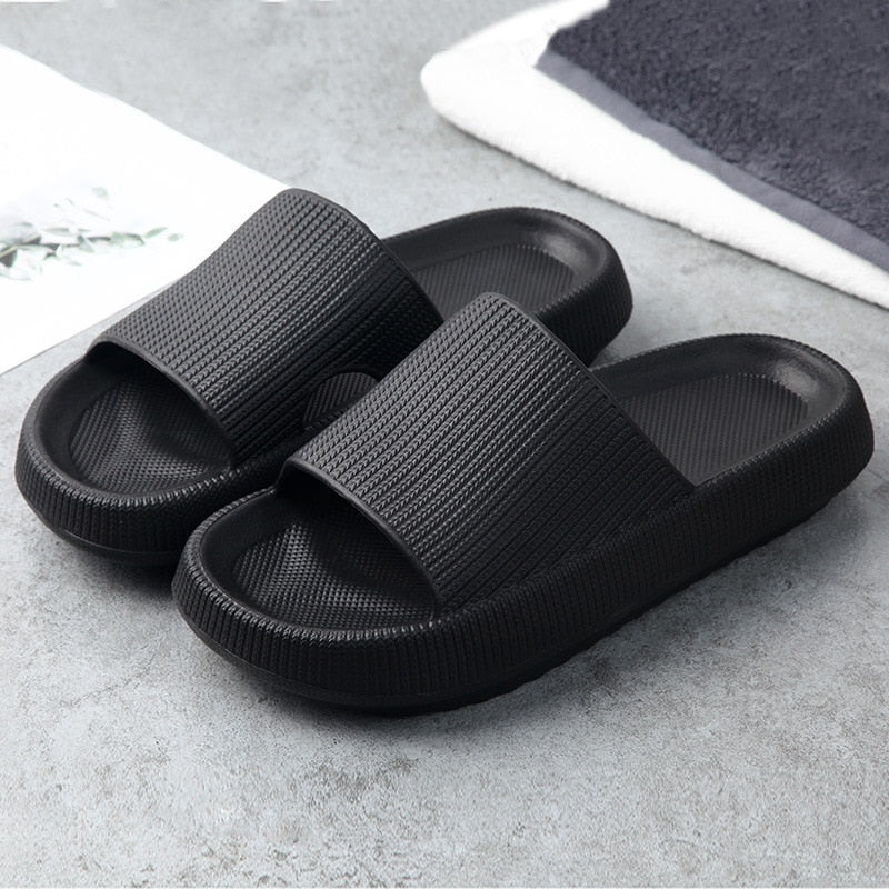 Women Thick Platform Slippers Summer Beach Anti-slip Shoes