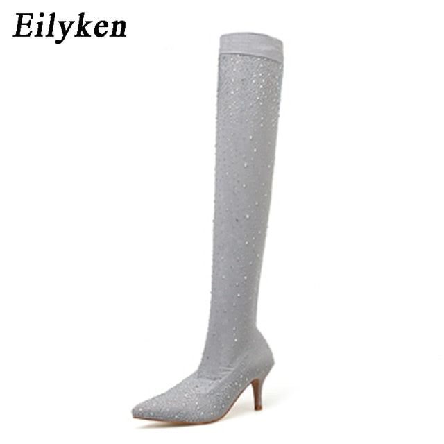 Over-the-Knee Heel Woman Boot