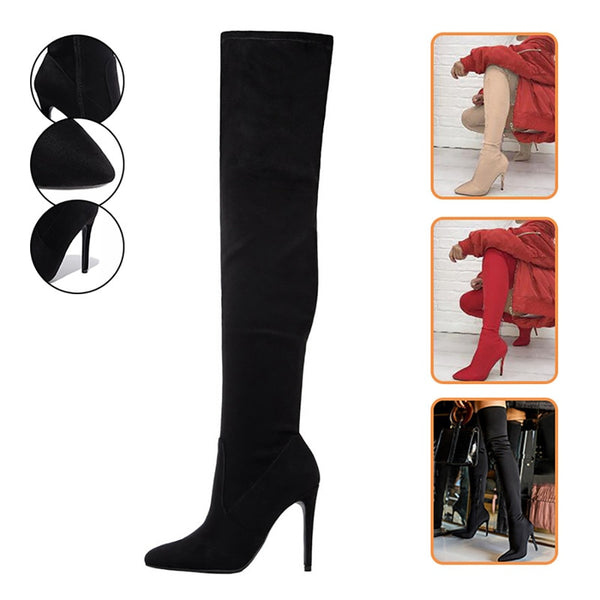 Women Over The Knee High Boots Winter Shoes