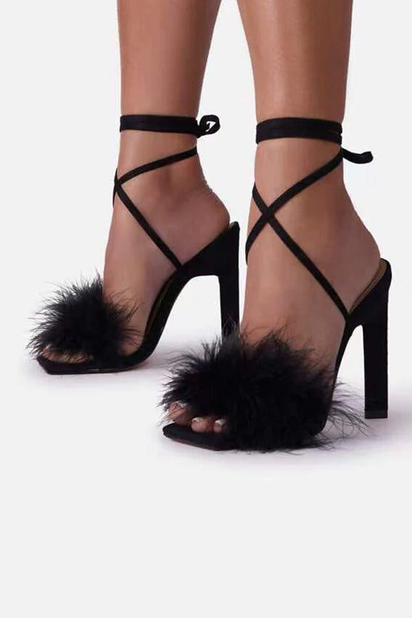 Feather Women High Heels