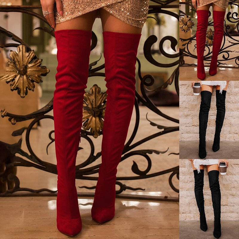 Women Over The Knee High Boots Winter Shoes